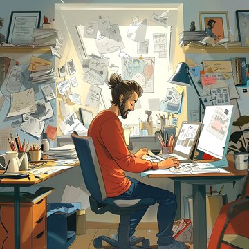 digital art style illustration graphic designer 23 2151536969